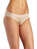 Calvin Klein Women's Sexy Signature Bikini With Lace, Skin, Large