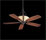Ceiling Fan with Five Blades and Light Kit