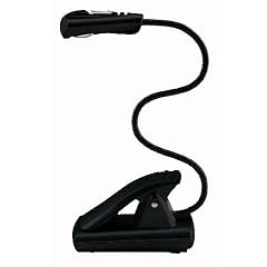 Booklight black Mobile Leselampe mit Clip Reading Lamp Lampe de Lecture L�slampa Lampada da Lettura
