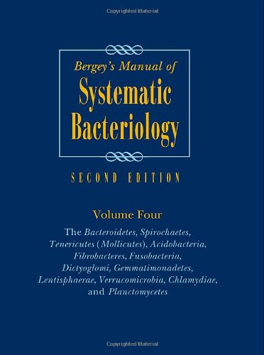 Bergey's Manual of Systematic Bacteriology, Vol. 4 (Bergey's Manual/ Systemic Bacteriology (2nd Edition))
