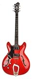 Hagstrom Viking Electric Guitar (Left Handed, Wild Cherry Transparent)