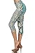 ALWAYS Women's Juniors Stretch Capri Tribal Floral Stripe Aztec Printed Leggings