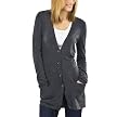 Mossimo&reg; Black: Ultrasoft Boyfriend Cardigan - Charcoal Grey Heather