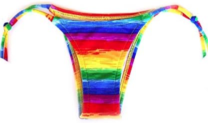 Arpabikineria Women's Brazilian Bikini Tie Side Bottom Ibiza Medium Multcolor