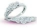 14K White Gold Diamond Engagement Ring - GH I1 - 1.00 Ct. to 1.20 Ct.