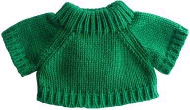 417d8FqZU%2BL Green Sweater Clothes for 14   18 Stuffed Animals and Dolls