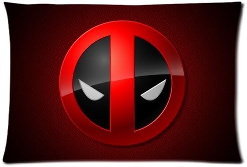 Number New Diy Design Marvel Comic Humorous Heroes DeadpoolCustom Zippered Pillowcase Pillow Cases Cover 20x30 (Twin sides)