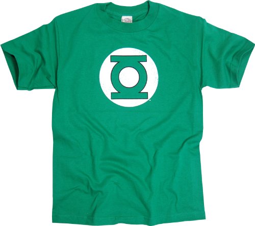  Green Lantern Distressed Logo Adult T-Shirt