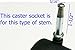 Oajen Caster Socket Furniture Insert for 5/16