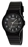 Casio #MQ24-1B3 Men's Casual Rubber Strap Analog Watch