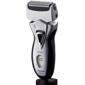 Panasonic ES7109S511 Men's Rechargeable Shaver with Clean & Charge System - Silver