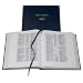 Book NKJV Wide Margin Reference Blue Hardcover NK741XRM