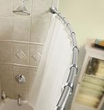 Moen Adjustable Length Curved Shower Rod Brushed Nickel