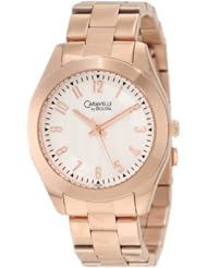 Caravelle by Bulova Womens 44L106 Classic Rose Gold-Tone Watch