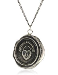 Pyrrha "talisman" Sterling Silver Heart Lock Necklace