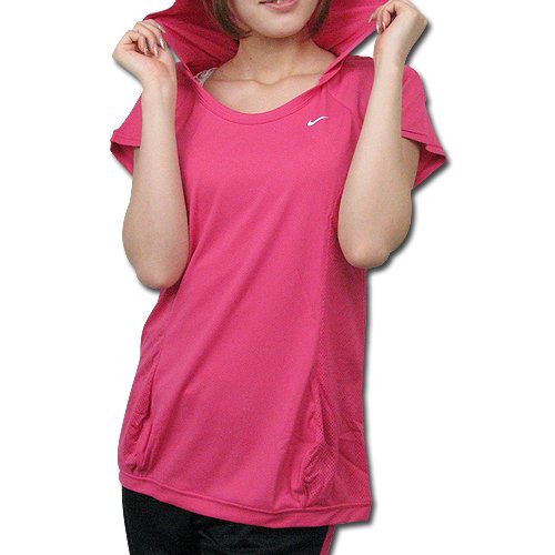 （ナイキ）NIKE Tシャツ フィットネス レディース ビビッドピンク 381397-688