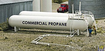 Walthers Cornerstone JHO Scale Propane Storage Tanks Kit