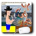 Londons Times Funny Society Cartoons - Another Shrimp On The Barbie - Mouse Pads