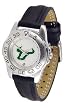 South Florida Bulls Suntime Ladies Sports Watch w/ Leather Band - NCAA College Athletics