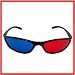 Red and Blue/Cyan Sports 3D Glasses - For 3D DVD and Blu Ray - Anaglyph