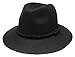 D&Y Women's Winter 100% Wool Felt Cloche Brim Floppy Fedora Hats with Hair Tie