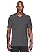 Under Armour Men's Charged Cotton V-Neck, Carbon Heather (090), X-Large
