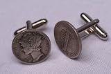 Mercury dime cufflinks by classic cufflinks