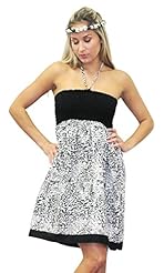 Strapless Leopard Print Backless Gathered Short Halter Maxi Dress 