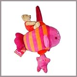 Tuc Tuc Pink Fish Baby Pull String Musical Soft Baby Toy. Lullaby Crib Toy. Sea Collection.