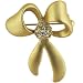 Jewelry : Gold Plated Tied Ribbon Pin