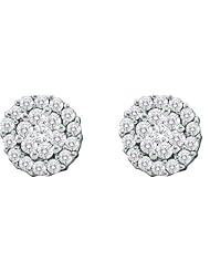 0.75CTW ROUND DIAMOND LADIES FASHION EARRINGS