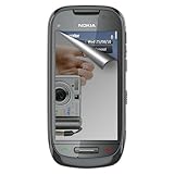 Amzer Mirror Screen Protector with Cleaning Cloth for Nokia C7