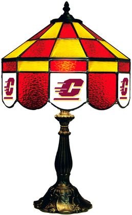 Buy NCAA Central Michigan Chippewas 14 Tiffany Style Executive Table Lamp by Glass Prints