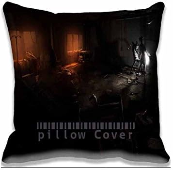 Silent Hill 4 Game Unique Throw Pillow Covers Print , Fantasy Pillows Bedroom Cotton Case landscape Decorative Pillowcase Set for Home and Hotel