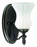 IMAGE OF Eurofase 19399-010 Amesbury 1-Light Wall Sconce, Oil Rubbed Bronze