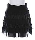 VSALE/Z[nananadesico Tulle ruffle mini skirt ubN : tAXJ[g