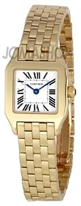Cartier Santos Demoiselle 18k Yellow Gold Ladies Watch W25063X9