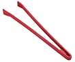 Kuhn Rikon 15-Inch Silicone Barbeque Tongs, Red