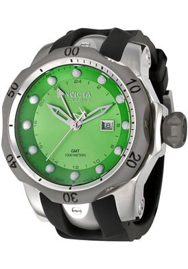 Invicta Men's 6591 Reserve Collection GMT Black Rubber Watch