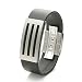 Stainless Steel and Leather Cuff Bracelet