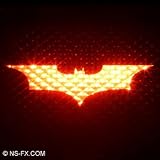 BATMAN BEGINS - 3rd Third Brake Light Vinyl Decal Mask Kit #1077 | Vinyl Color: Black