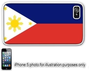 Philippines Filipino Pilipinas Flag Apple iPhone 5 Hard Back Case Cover Skin White