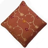 5 Pcs Semi Silk Embroidered Zipper Cushion Cover With Cotton Base And Foam Inside (Free Shipping) cush0005
