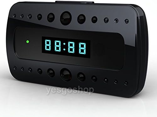 YesGoShop 1080P WiFi Clock Security Video Camera DVR Digital Video Recorder Cam Night Vision Phone Real-time Monitoring anti-theft