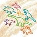 Animal Rubber Bands Dinosaur Shaped Set Made in Japan
