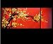 Abstract Art Chinese Flower Blossom Feng Shui Oil Painting