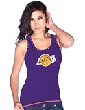 Majestic Threads Los Angeles Lakers Tank Top, Purple, Large
