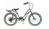 Pedego Step-Through Cruiser Green with Green Rims