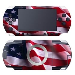 Patriotic Design Decorative Protector Skin Decal Sticker for Sony PSP Game Device
