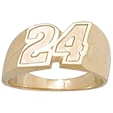 LogoArt Jeff Gordon 10K Number Ring, Size 6